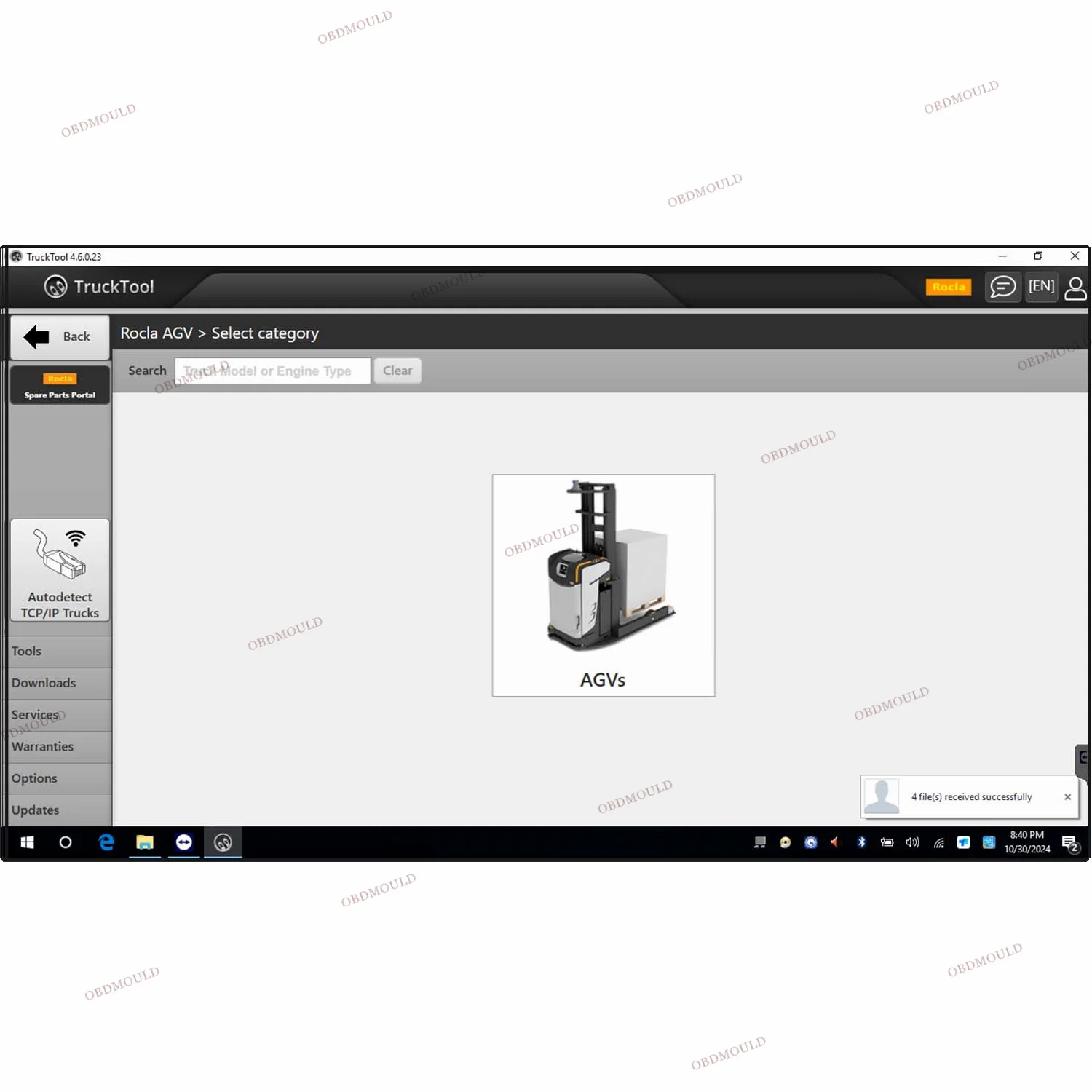 Trucktool  All-in-One Diagnostic Software Cf53 for Mitsubishi Cater Pillar Ro Cla  Uni Carriers Forklifts Automotive Repairs
