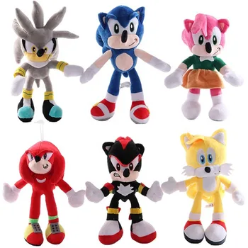 Wholesales Super Sonic Plush Toy The Hedgehog Stuffed Cartoon Character Sonic Doll