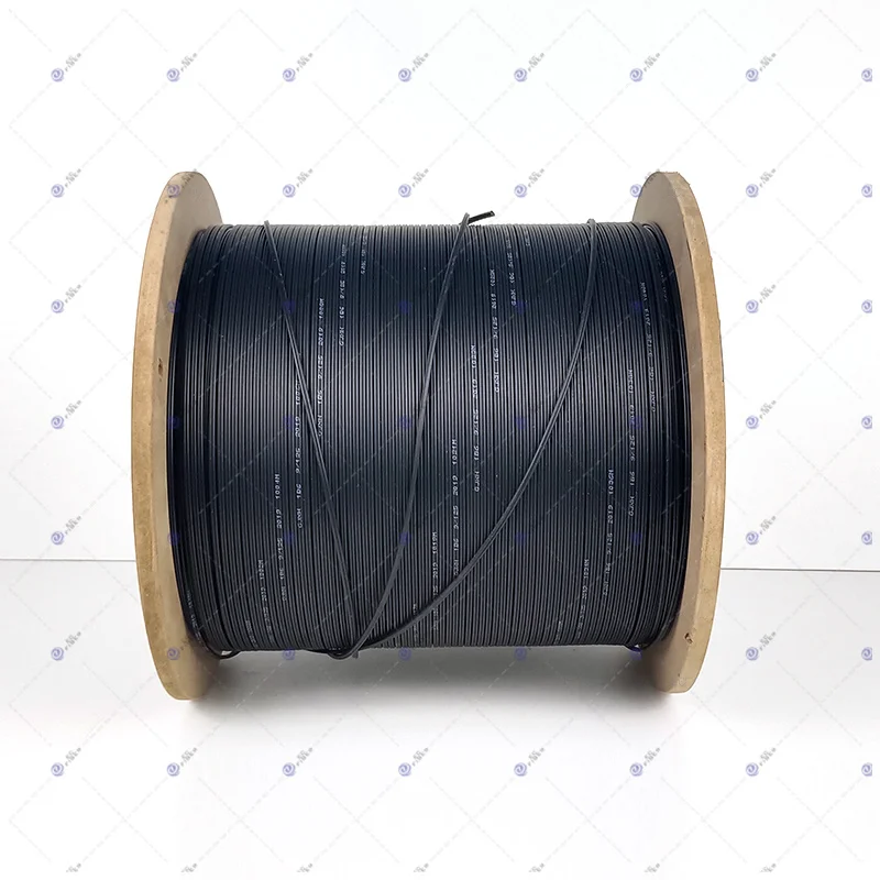ftth cable Cables factory best quality with OEM /ODM best fiber optic side glow dropcore drop fiber optic cable