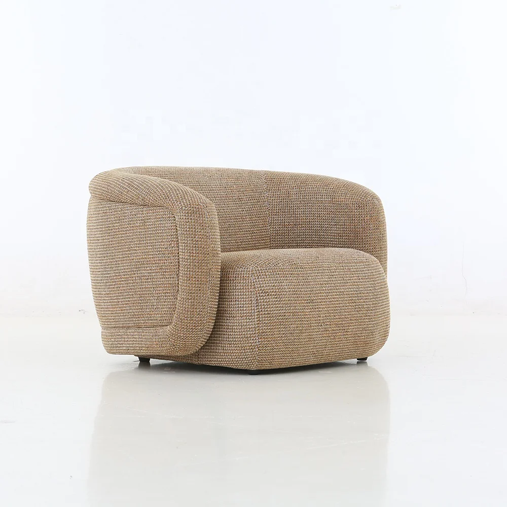 Tapis Bahan Boucle Reka Bentuk Skandinavia Sofa Nordic Kerusi Akcent Bilik Tinggal