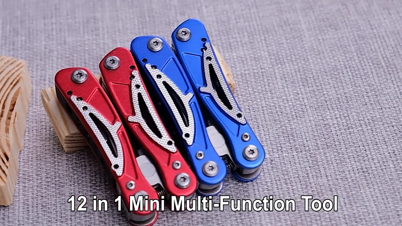 Multipurpose Pliers Multitool Folding Pocket Hand Tool 12 In 1 Mini ...