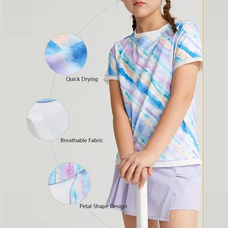 Custom Children Summer Thin Breathable Long Sleeve Top Light Quick