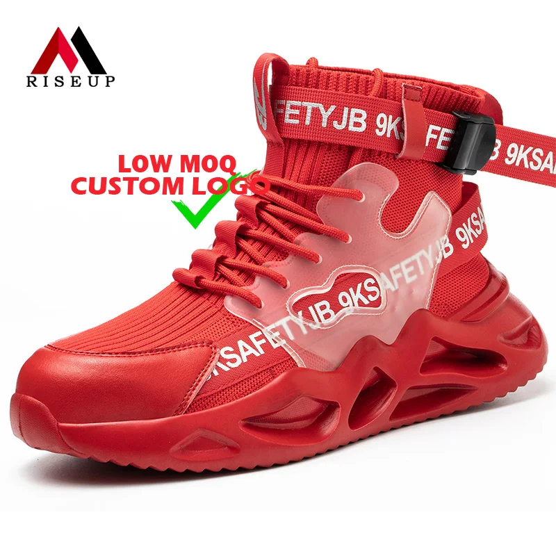 Новейшие дышащие легкие кроссовки функциональная безопасная обувь со стальным носком и защитой от