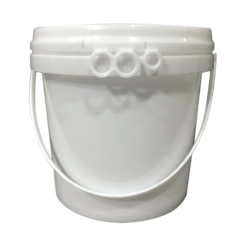 wholesale heavy duty 20l 25 litre 25 ltr 30 litre big 1 3 gallon paint food grade safe white plastic buckets with lids handles