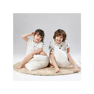 Hot Sell Short Sleeves Kids Home Wear Boys Pajamas Set for Children Sleepwear