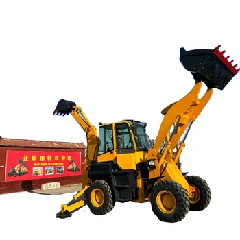 Backhoe Loader China CE EPA EURO 5  Engine Small Backhoe Excavator Loader For Sale quick change pallet forks