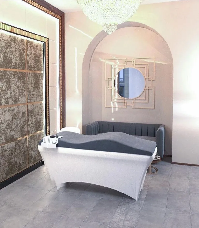 Oem Beauty Salon Lash Bed Curved Mattress Topper For Lash Bed Memory