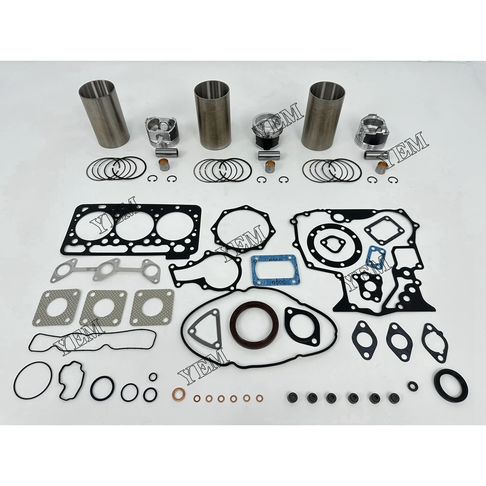 For Kubota WG972 Overhaul Kit With Cylinder Piston Rings Full Gasket Kit EG561-21110 Replacement Engine Parts