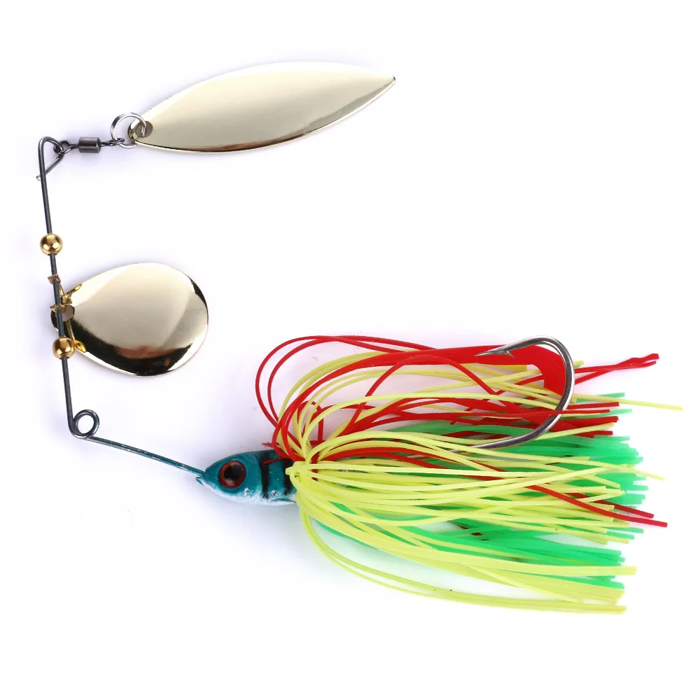 Wholesale Silicone Game Skirt Spinner Bait Jig Fishing Lure