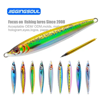 Vertical Saltwater Fishing Lure 3D Printed Barracuda Speed Jig for Sardine and Mackerel Bait – Metal Jig – view 3
