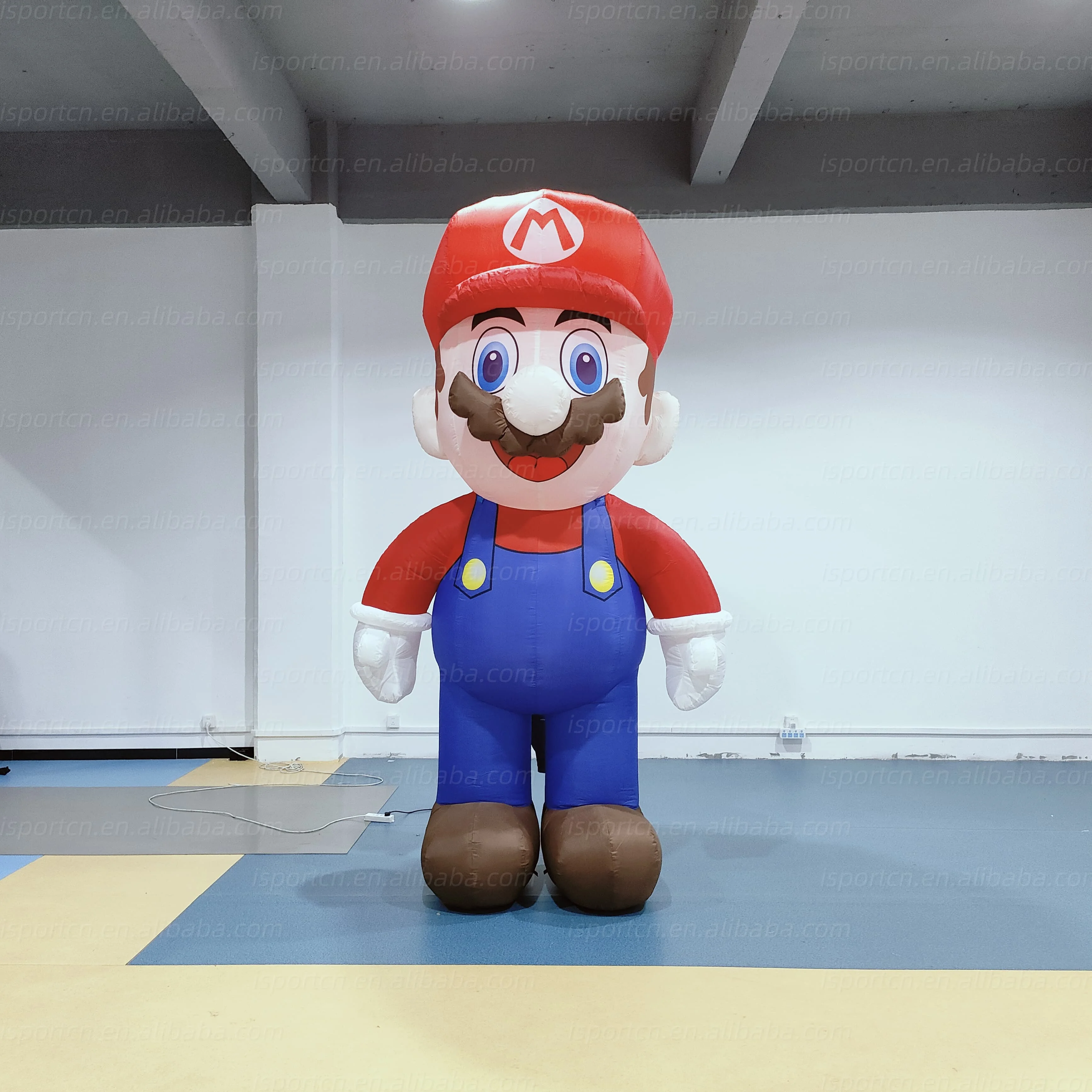 New Design LED Lighting Inflatable Super Mario Blow up Mario Bros Inflatable Mario Model