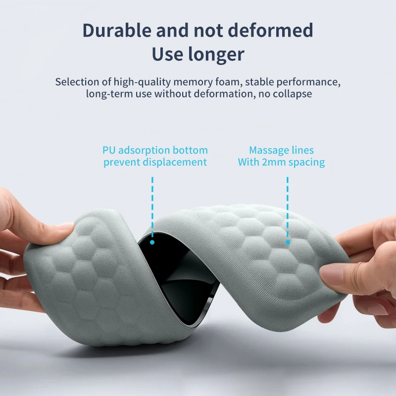 thumbnail image 2 of Allcoupon Cute Mousepad, Non-Slip Bottom Memory Cotton Wrist Guard Mouse Pad, Slow Rebound Circular Wrist Rest, Wrist Rest Support 2 of 13