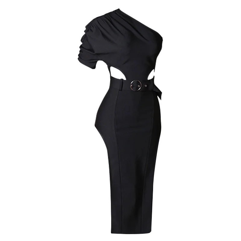C3043 Migo Garment New Arrival Bandage Midi Dress Woman Summer ...