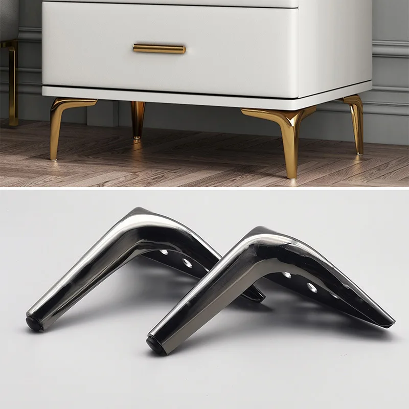 Black plating furniture decorative leg and feet new design TV table legs sofa cabinet legs