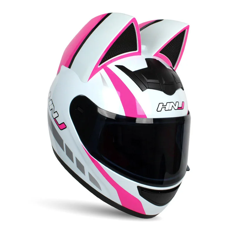 Orecchie Di Gatto Per Casco - Decorazione Carina Per Caschi Moto E Bici, Peluche Con Velcro, Multicolore - Foto 14