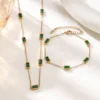 Tz046-green-bracelet
