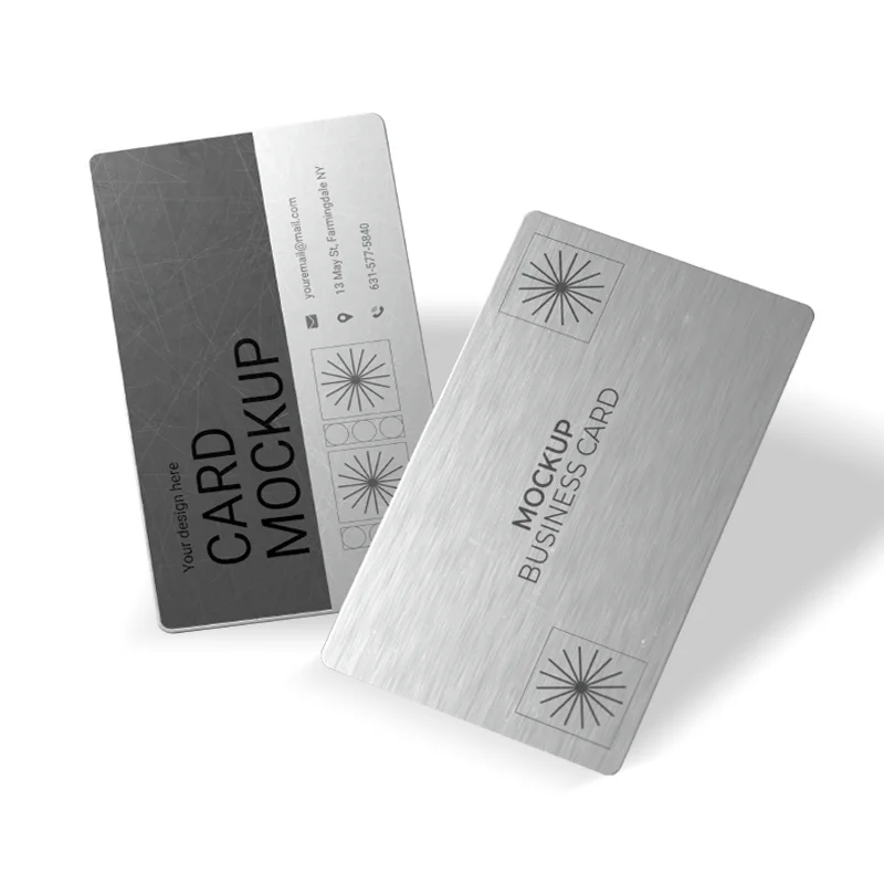 Custom Etched Metal VIP Membership Card Stainless Steel Luxury Gold ...