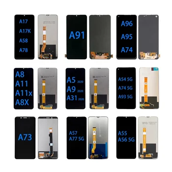 for oppo lcd screen a5 a8 a9 a11 a17  a31 a54 a55 a56 a74 a9 all model factory wholesale high quality