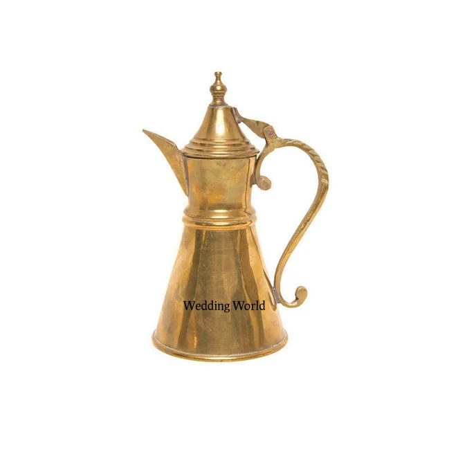 Brass Coffee And Tea Pot Antique Designer Handmade Fancy Tea And Coffee