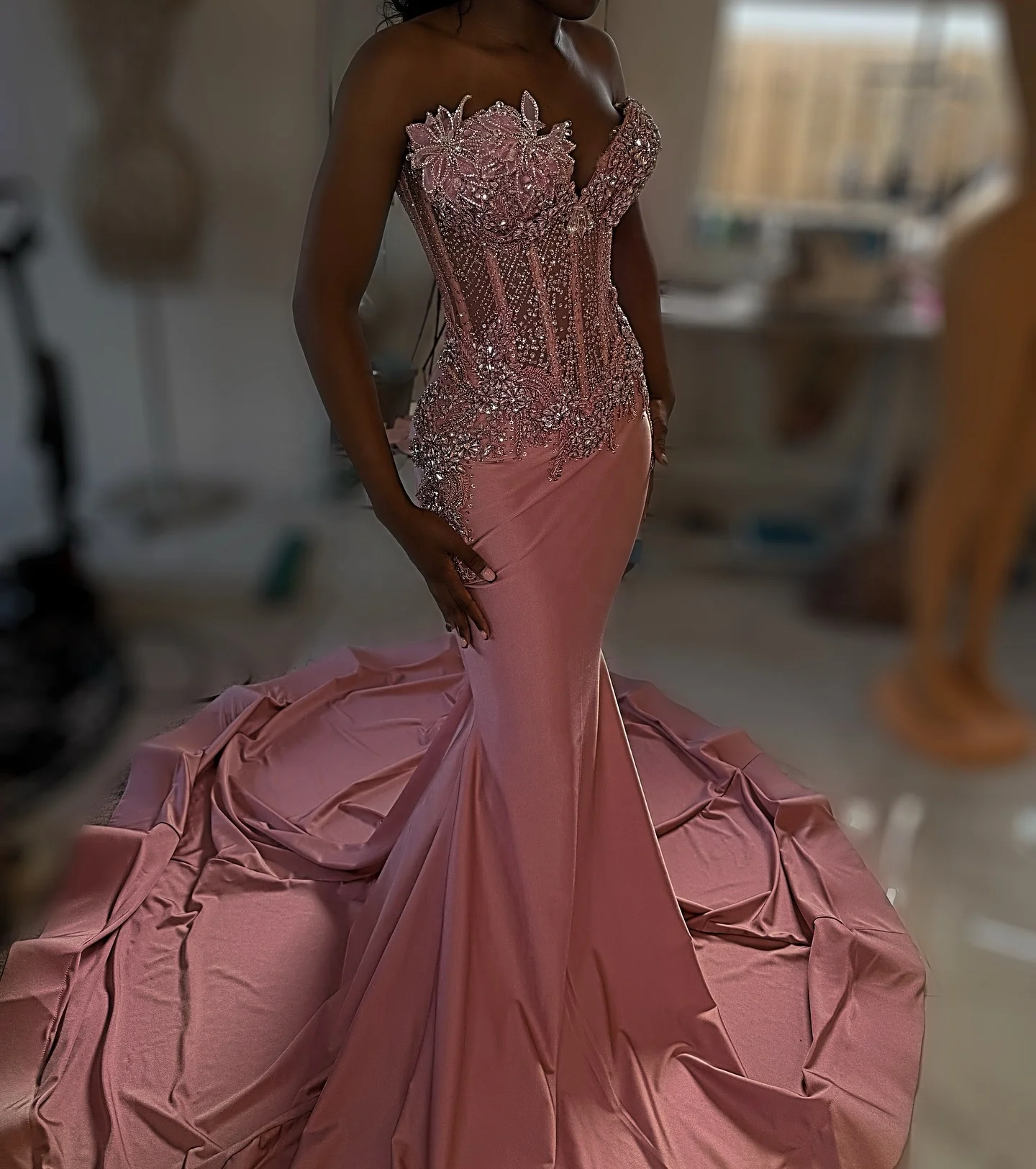 pink long birthday dress Shades of Pink Full Skirt Dress -Long Pink Dress -Pink Dress, Girls Bi