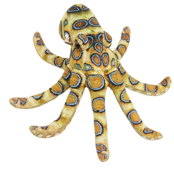 Wholesale New Underwater World Simulation Marine Plush Toy Soft Cotton Octopus Turtle Doll 2-4 Years 30cm Height Birthday Gift