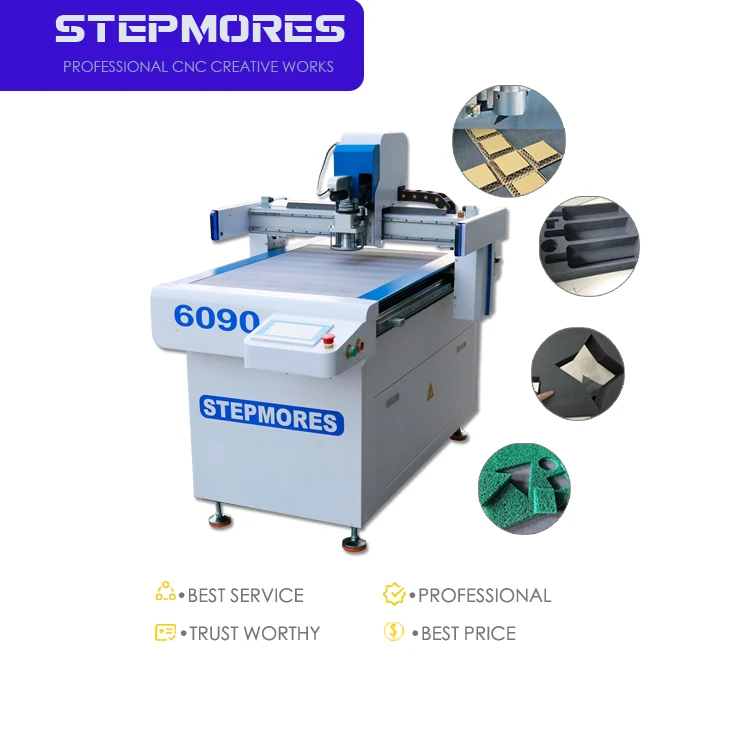 Oscillating Knife Tool Rubber Foam Vinyl Cutter 6090 Mini Cnc Oscillating Knife Cutting Machine