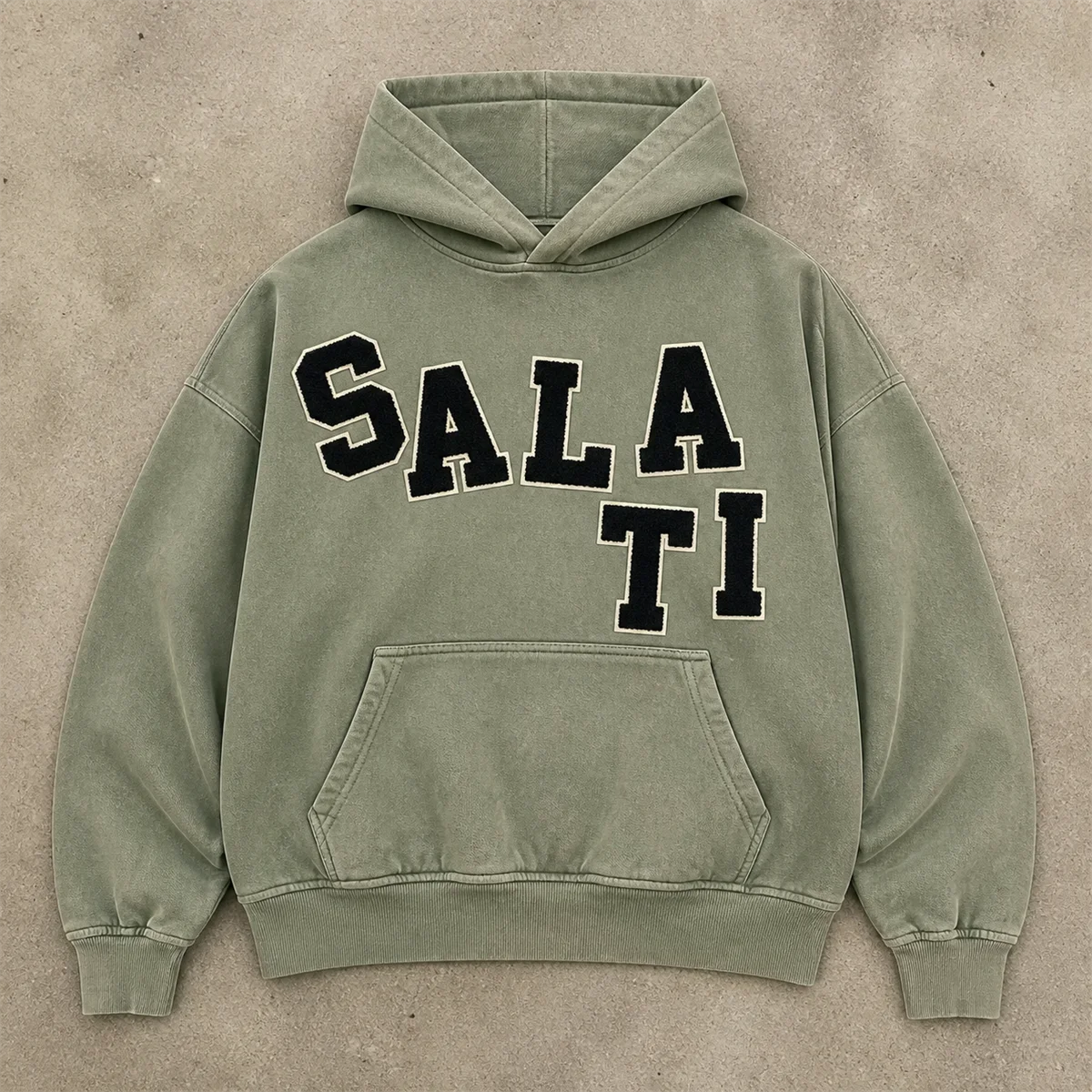 Wholesale Price Distressed Embroidery Hoodies Men Manufacturer Custom High Quality 100% Cotton Winter Hooded Breathable Pullover gallery 6