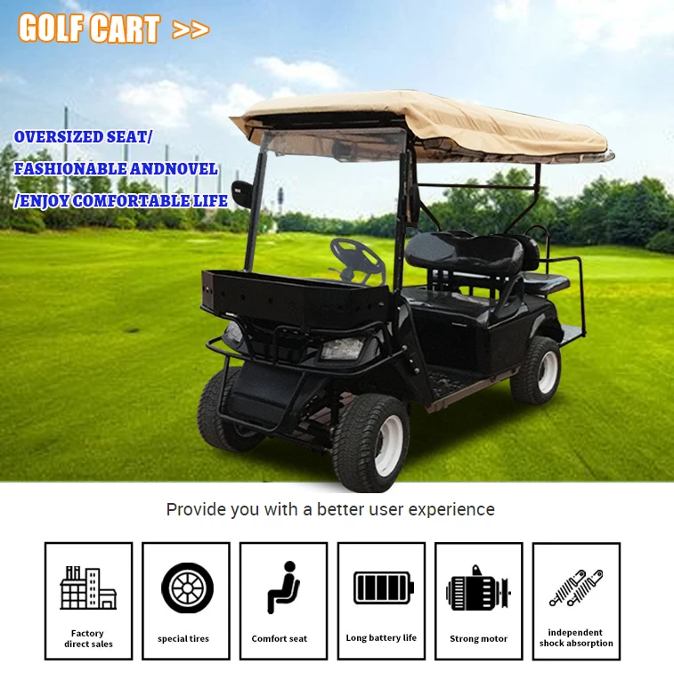 Wetruth Motorized Evolution Golf Cart 46 Passenger 72v With Air