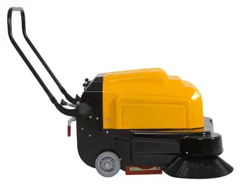 Road Cleaning Machine Mini Manual Cordless Floor Sweeper Commercial Hand Push Walk Behind Sweeper