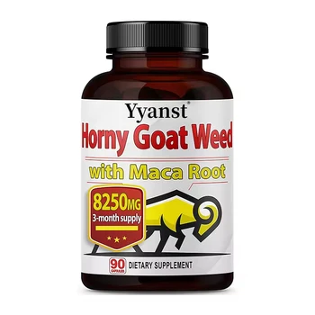 OEM/ODM Herbal Supplement for Man Horny Goat Weed Capsules with Maca Root Increase Stamina Horny Goat Weed Capsules