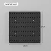Tablero perforado grande, negro, 28*28 cm
