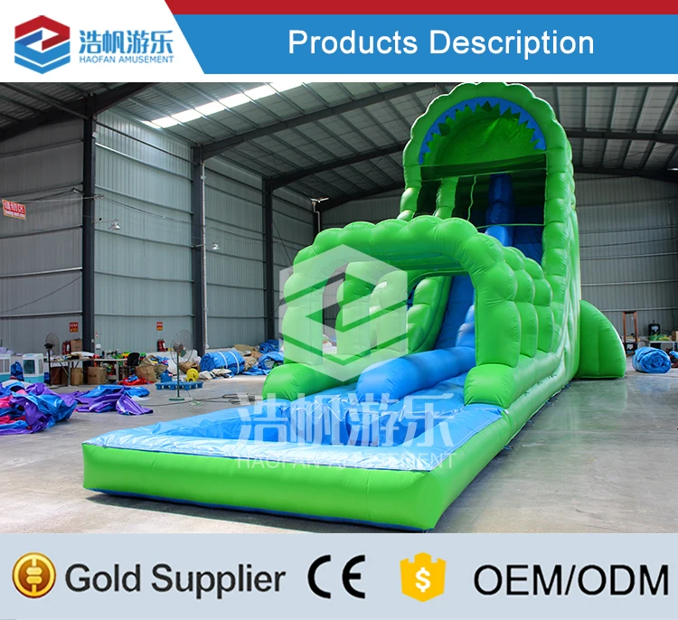 15m Giant Larger Inflatable Long Water Slide Blow Up Inflatable Water ...