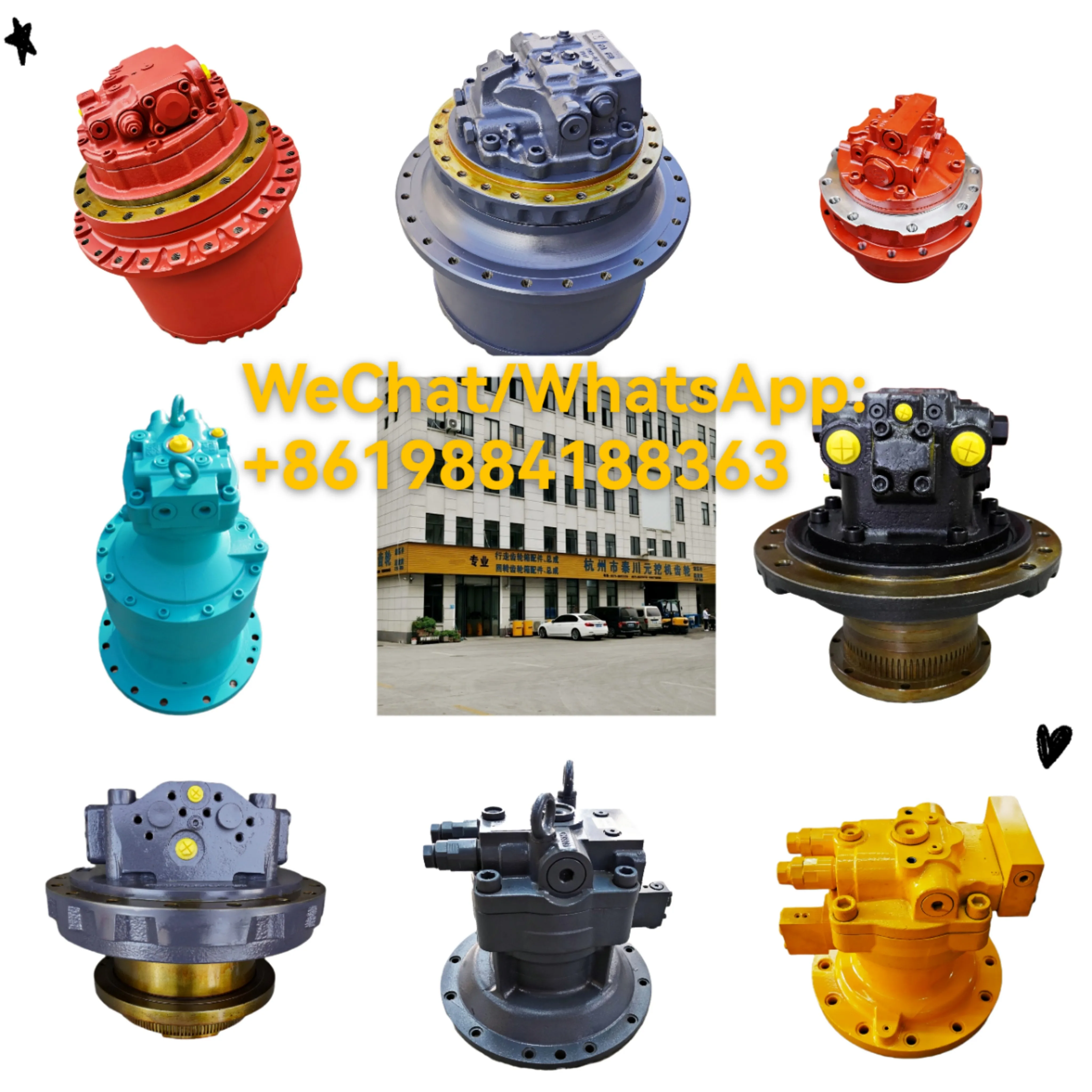 EX120-2 EX120-3 EX120-5 EX100-5 Travel Motor Assy for