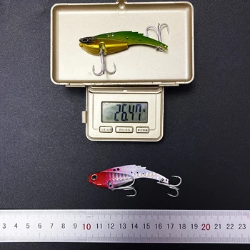 New Cheery Vib Fishing Lure Fast Sinking Hard Saltwater Metal Blade Durable Silicone for River and Stream Fishing – Soft Lure – view 4