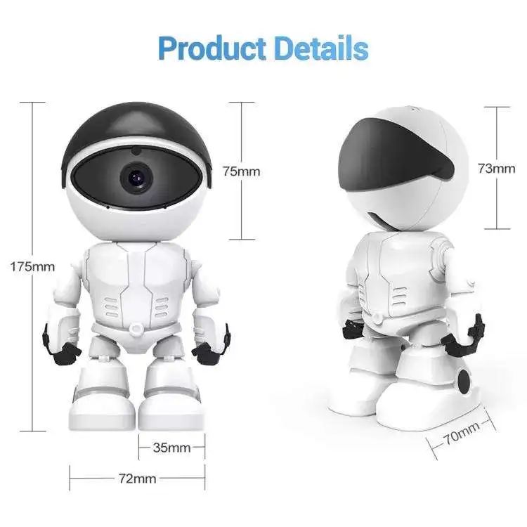 Audube Home Security Camera Smart Home 1080P Wireless Cctv Indoor Wifi Mini Ip Camera Robot Camera  AI Robot New Design