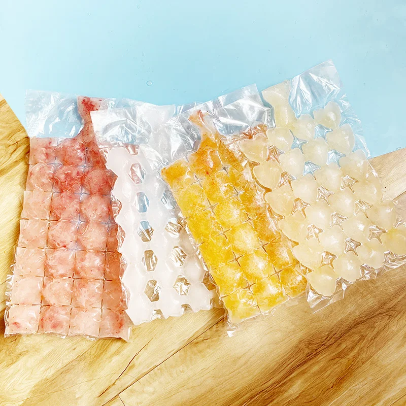 disposable ldpe self-sealing ice cube bags