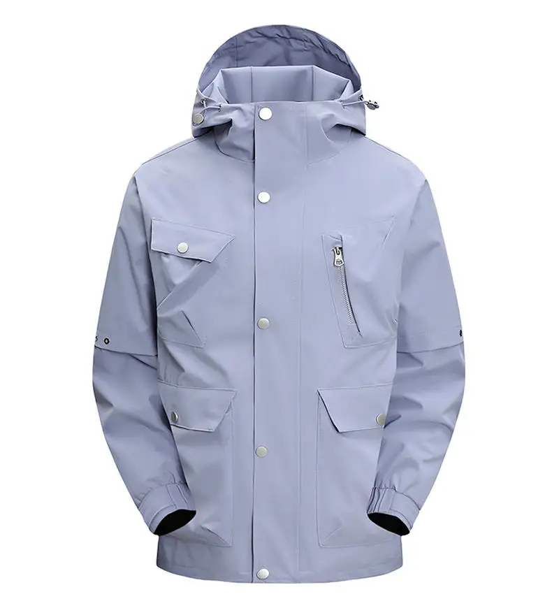 Printed Outdoor Waterproof and Windproof Puffer Jacket Removable Liner Warm Winter Unisex Down Jacket