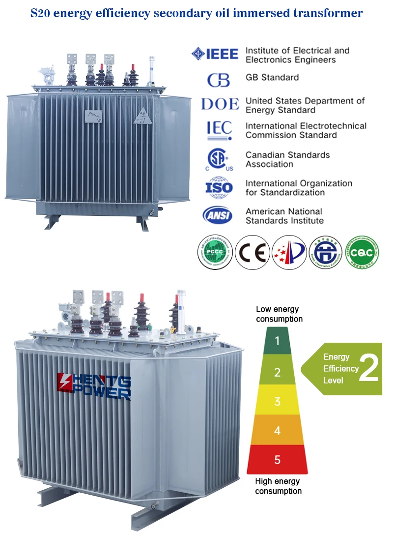 High Frequency 1000 KVA Three-Phase Oil-Immersed Distribution Transformer 1