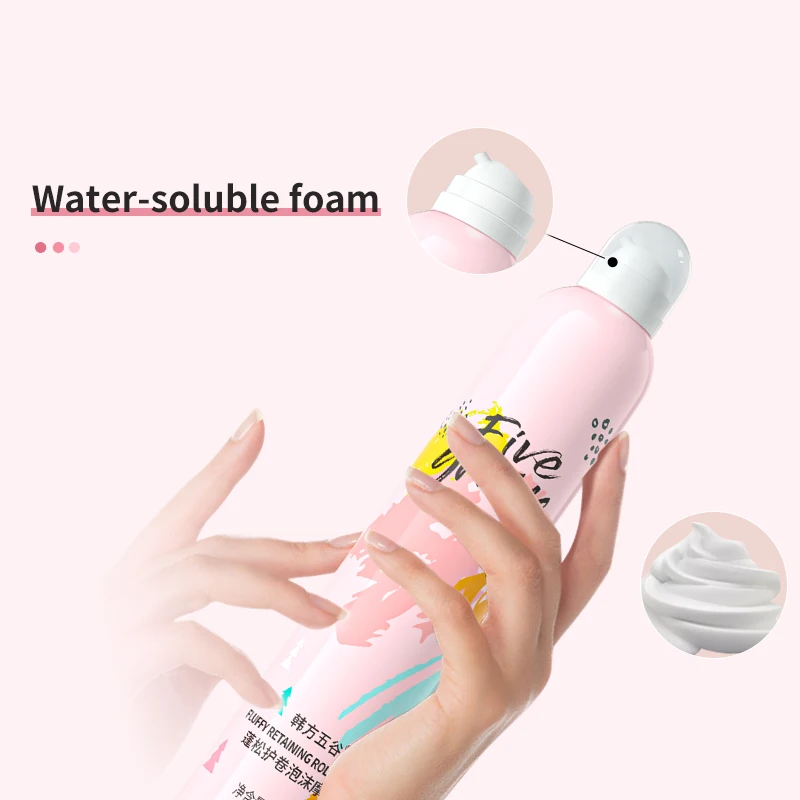 OEM Styling Foam Wax Wool Roll Elastin Curly Hair Moisturize and Fluffy Retaining Roll Mousse