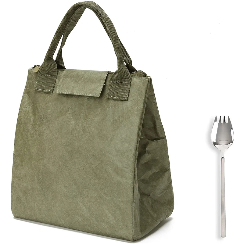 Reusable High Quality Waterproof Thermal Kids Cooler Insulated Tyvek Lunch Bag