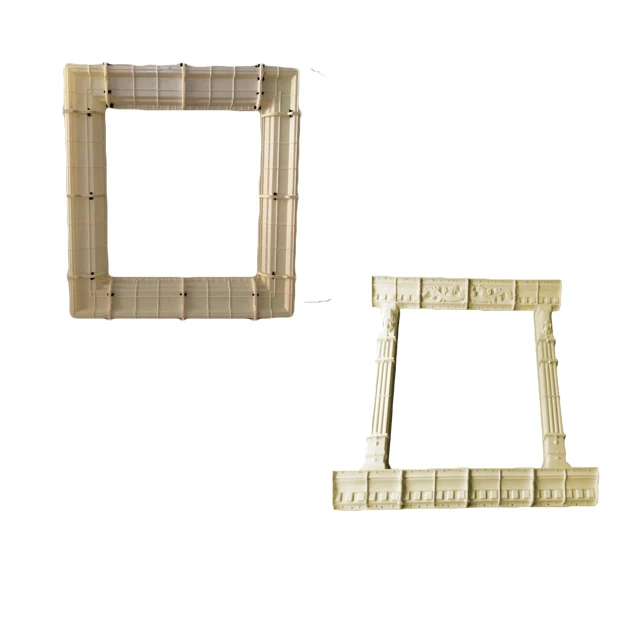 Exterior Decorative Cement Window Frame Molding Plastic Exterior Decorative Window Molds Designed Professional Concrete Window