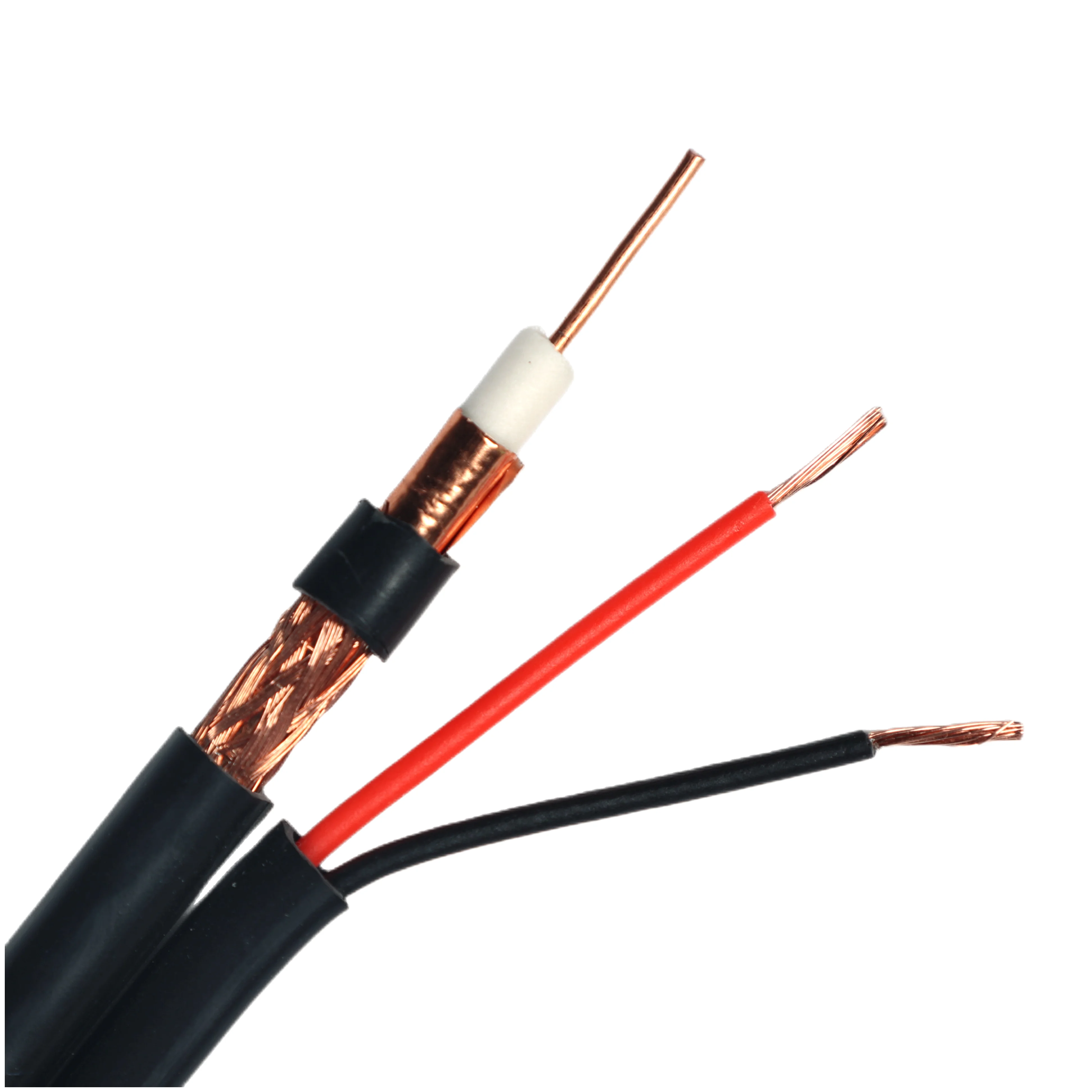 Siamese Coaxial Coax. Cables Cca Cu Ccs Pure Copper 1000ft 305m Rg59