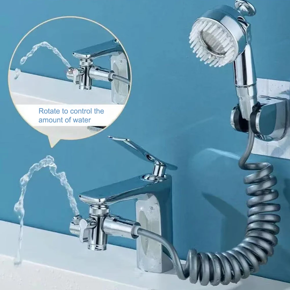 Sink Handheld Shower Kit Kitchen Bathroom Faucet Sprayer Attachment For Hair Washing,Baby Shower