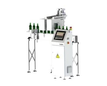 Full Glass Bottle Automatic Vision Inspection System Machine with Level Cap for Alcohol Beer & Beverage Processing