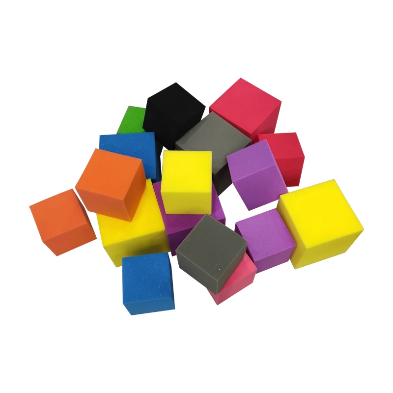 Hot Sale Custom Soft Foam Cheap Blocks Trampoline Park Gymnastics Foam Pit Cubes Foam Pool Sponge Pit Cubes for Children