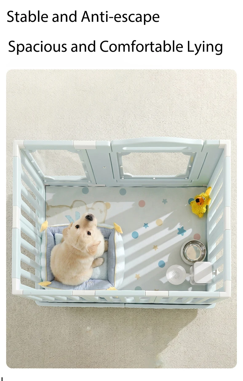 product new indoor pet playpen extra height thickened eco friendly dog fence isolation safety barrier cat house wholesale-2