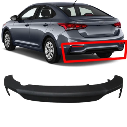 car rear bumper lower cover for hyundai accent 2018 oem 86612-H6000