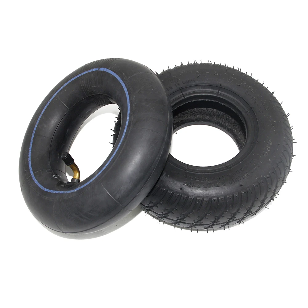 2.80/2.50-4 Off-Road Rubber Tires for Skateboard & Scooter Electric Inflation Wheel Accessories Parts