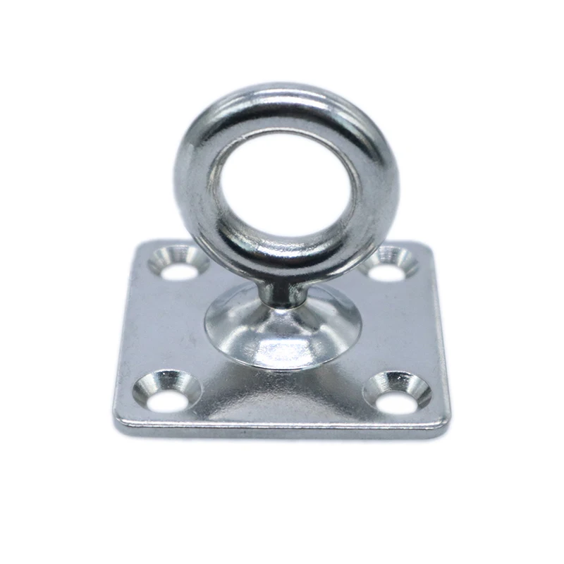Marine Boat Accessories Staple Swivel Eye Hook Square Pad Eye Plate