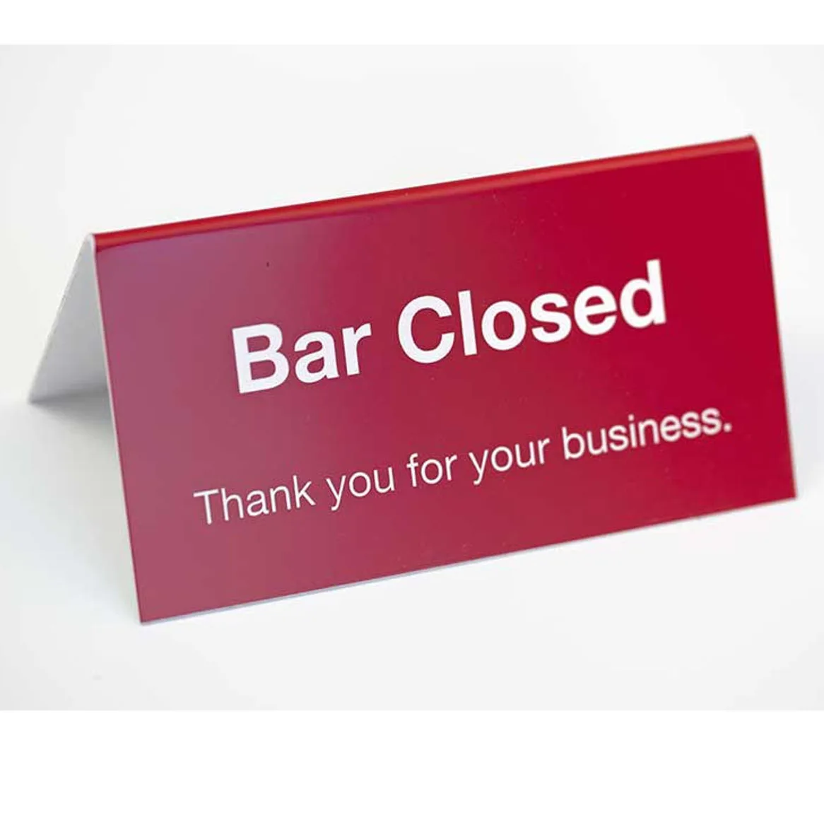 2x8 Inches Custom Printing Desk Sign Guest Reservation Table Notice ...